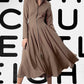 PRESLEY Mocca, Black Topstitch