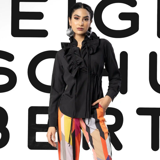 TINKA Ivory Twill Shirts & Tops Leigh Schubert