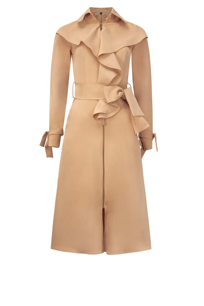 IRIS Caramel Coat Dresses Leigh Schubert