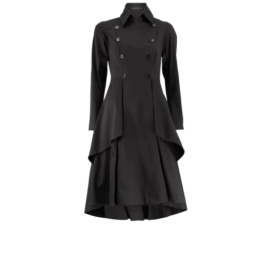 MONARCH Black Coat Dresses Leigh Schubert