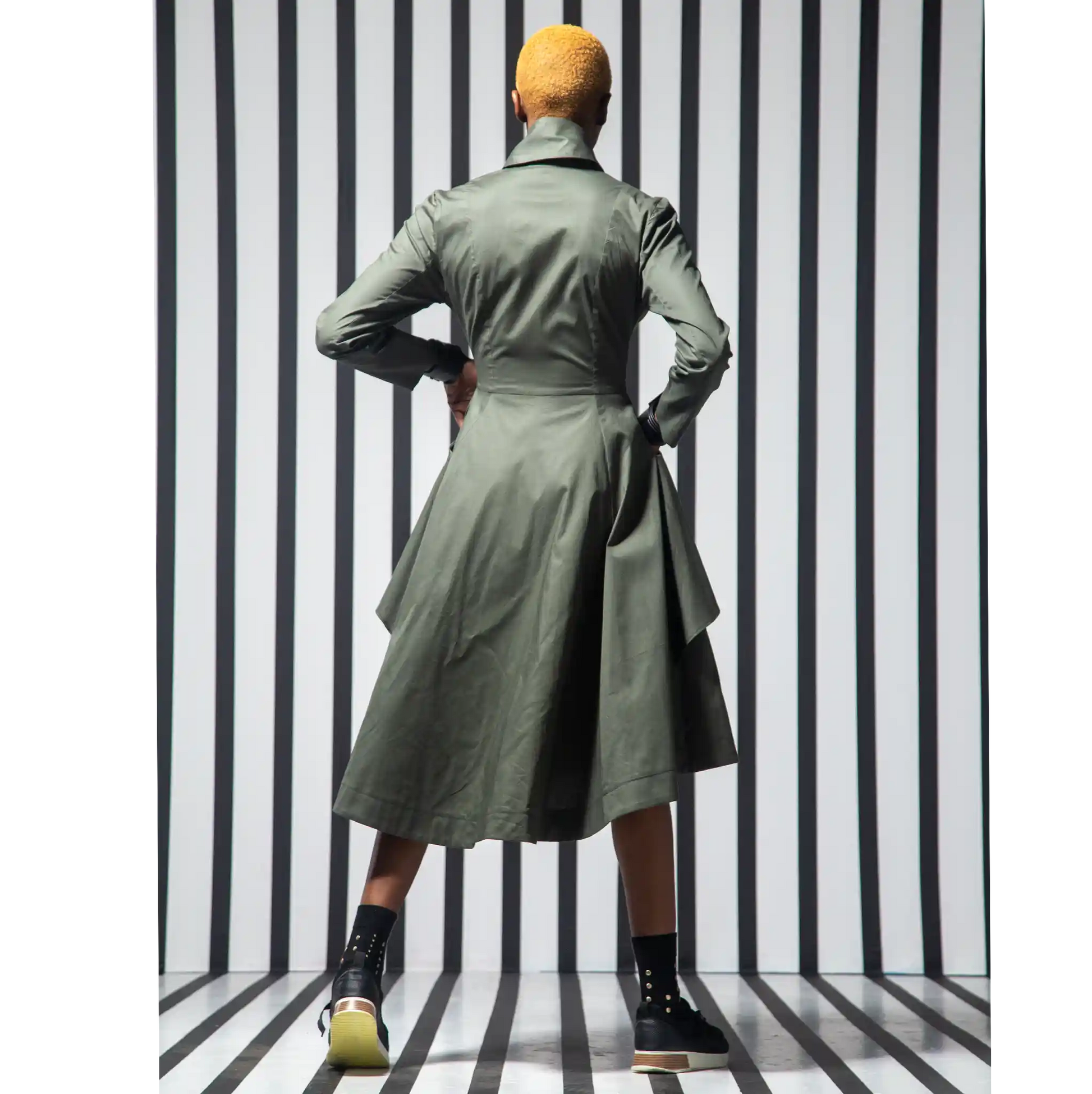MONARCH Black Coat Dresses Leigh Schubert