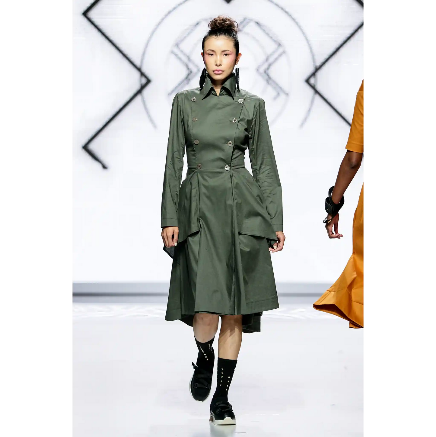 MONARCH Black Coat Dresses Leigh Schubert