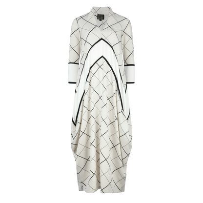 ROYCO Grid Print Dresses Leigh Schubert