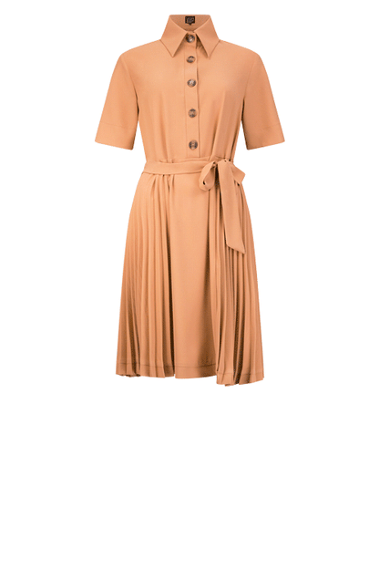 NOVAK Caramel Dresses Leigh Schubert