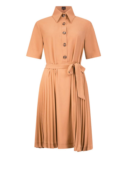 NOVAK Caramel Dresses Leigh Schubert