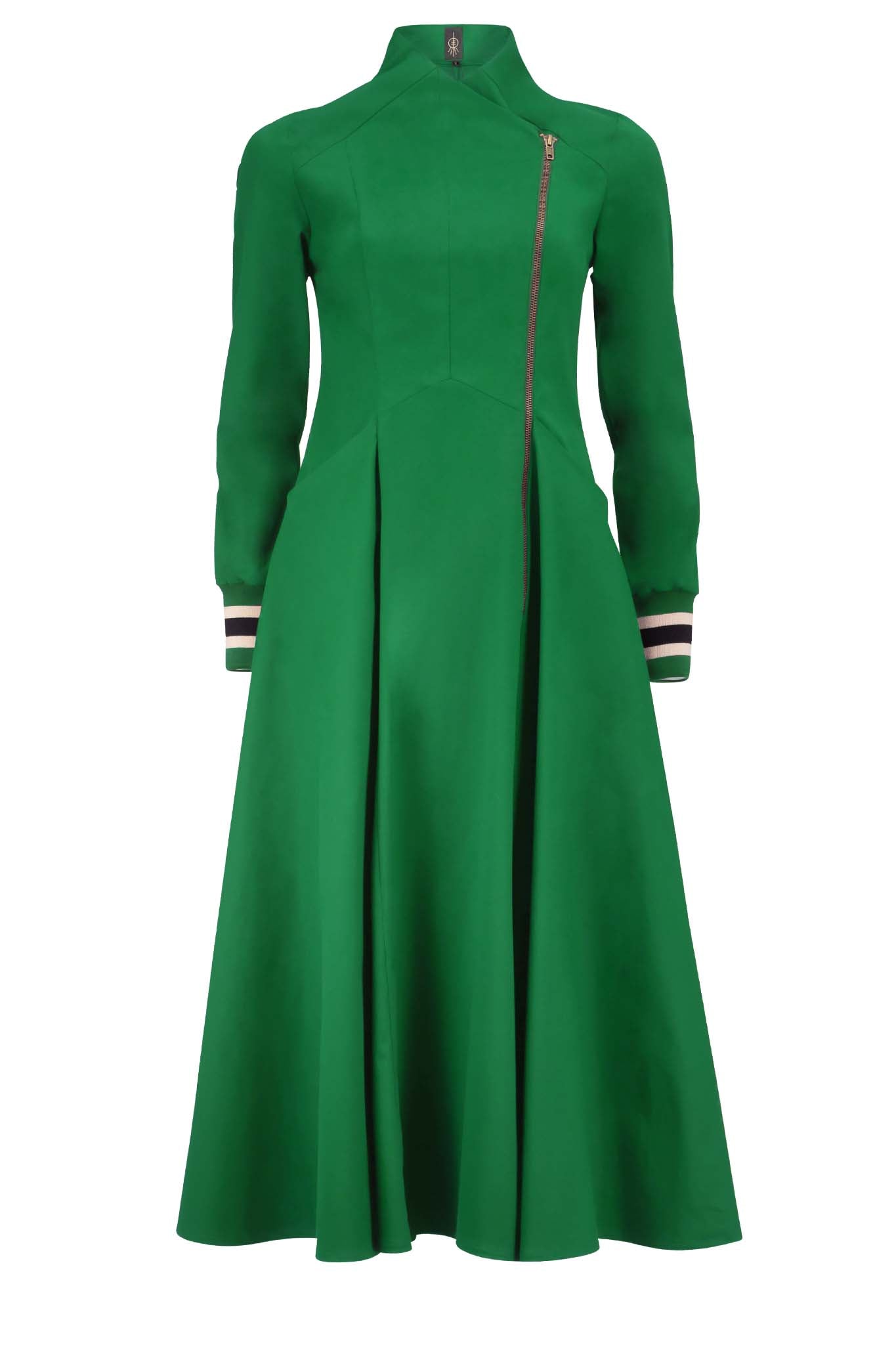 Leigh Schubert Coat Dresses ROBERTSON Emerald