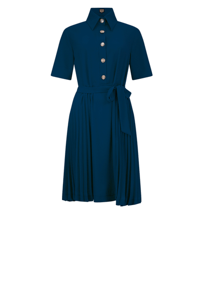 NOVAK Dark Blue Dresses Leigh Schubert