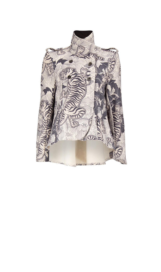 MARISSA Ivory Tiger print