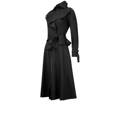 IRIS Black Coat Dresses Leigh Schubert