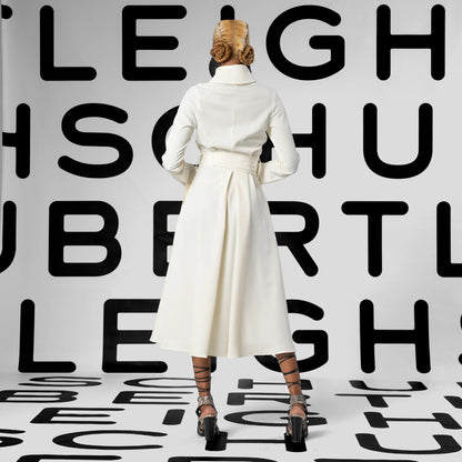 IRIS White Coat Dresses Leigh Schubert