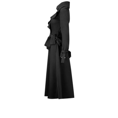 IRIS Black Coat Dresses Leigh Schubert