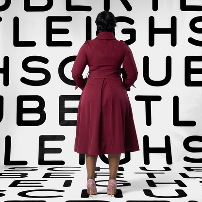 IRIS Black Coat Dresses Leigh Schubert