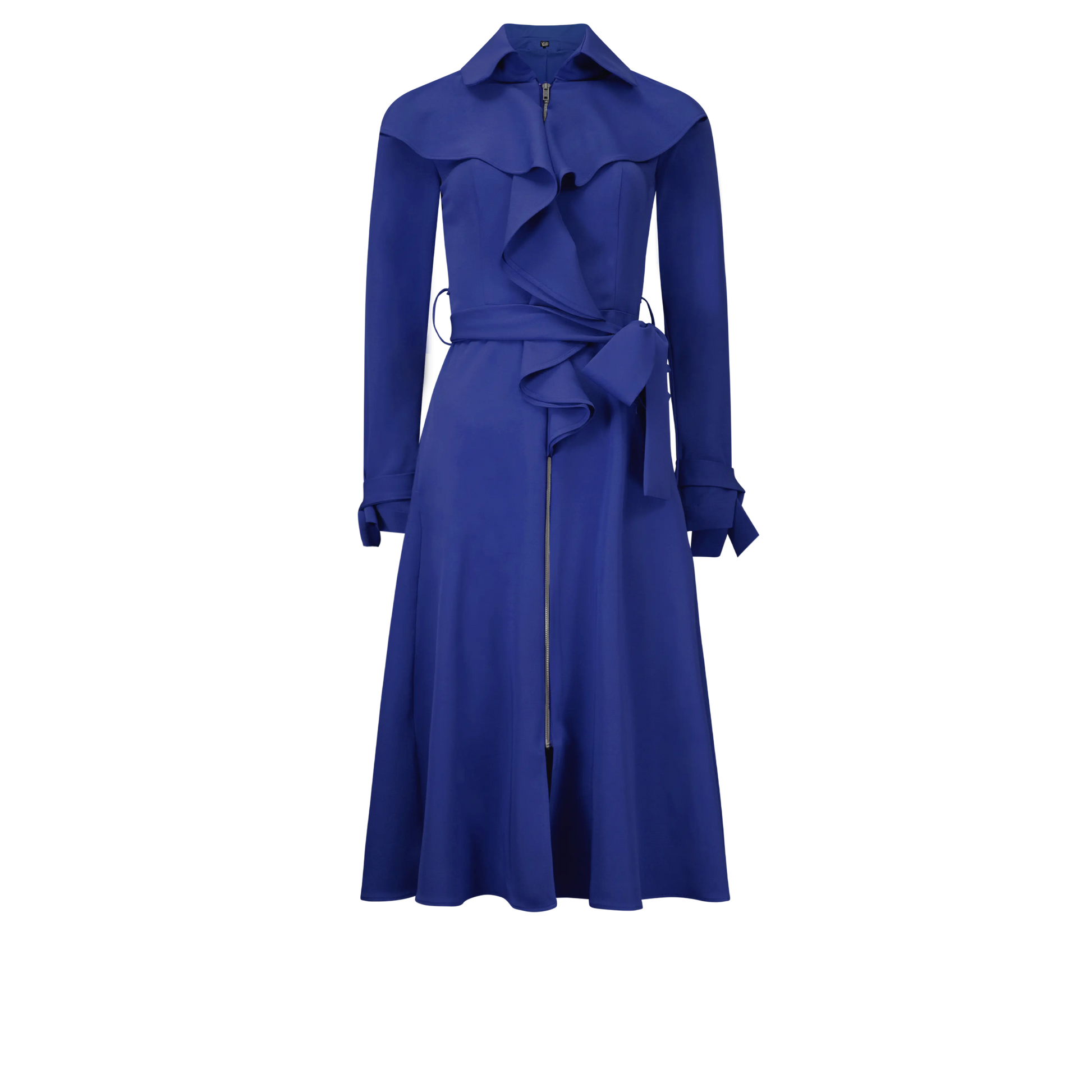 Leigh Schubert Coat Dresses IRIS Azure Blue