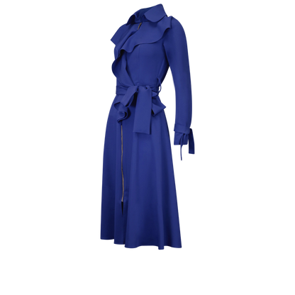 IRIS Azure Blue Coat Dresses Leigh Schubert