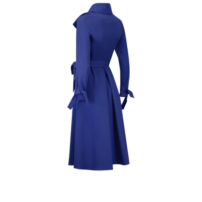 IRIS Azure Blue Coat Dresses Leigh Schubert