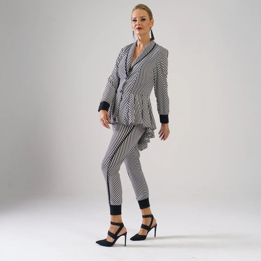 PIROT Pants Diagonal Stripe Pants Leigh Schubert