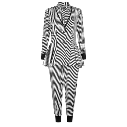 PIROT Pants Diagonal Stripe Pants Leigh Schubert