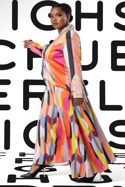 INCA Olympia Blues Print Coats & Jackets Leigh Schubert