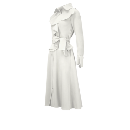IRIS White Coat Dresses Leigh Schubert