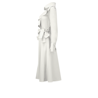 IRIS White Coat Dresses Leigh Schubert