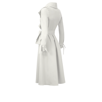 IRIS White Coat Dresses Leigh Schubert
