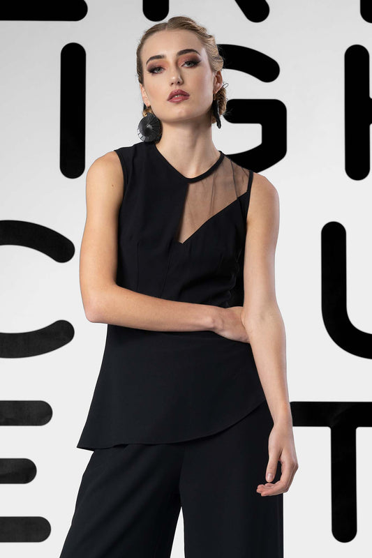 LINDI Military Blue Shirts & Tops Leigh Schubert