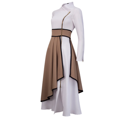 PAPRIKA White Mocha Coat Dresses Leigh Schubert