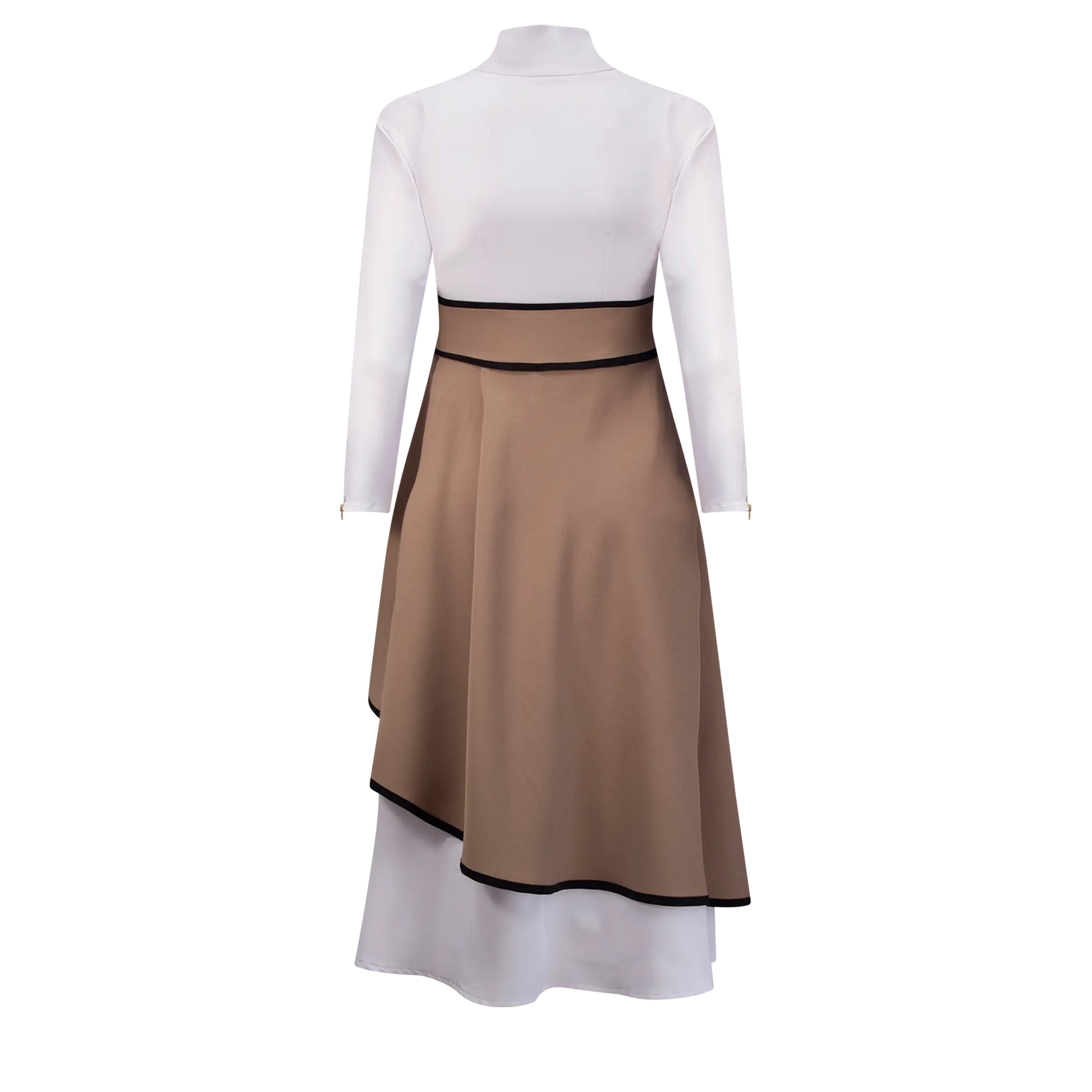 Leigh Schubert Coat Dresses PAPRIKA White Mocha