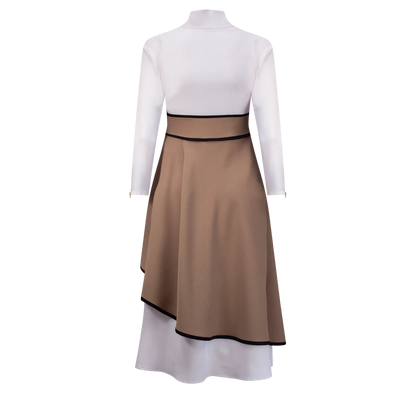 PAPRIKA White Mocha Coat Dresses Leigh Schubert