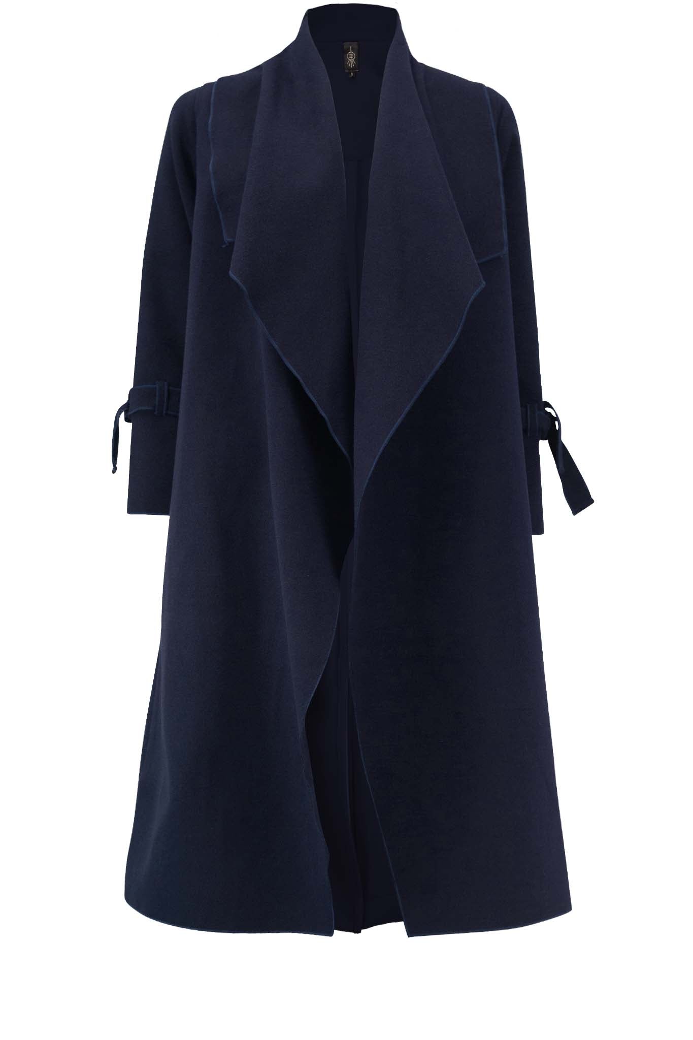HADEDA Navy Coat Dresses Leigh Schubert