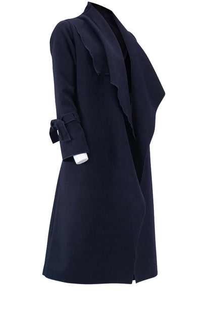 HADEDA Navy Coat Dresses Leigh Schubert