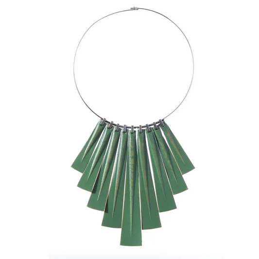 RAY NECKLACE Green Accessories Clarisse Design