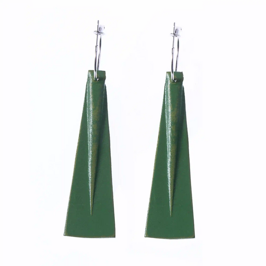 Clarisse Design Accessories RAY Earrings Green