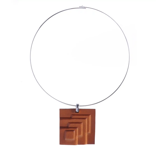 Clarisse Design Accessories MOD SHORT Necklace Tan