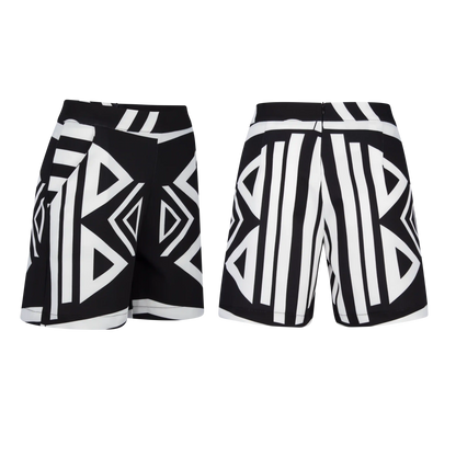 AYGENT SHORTS Airforce Black White Shorts Leigh Schubert