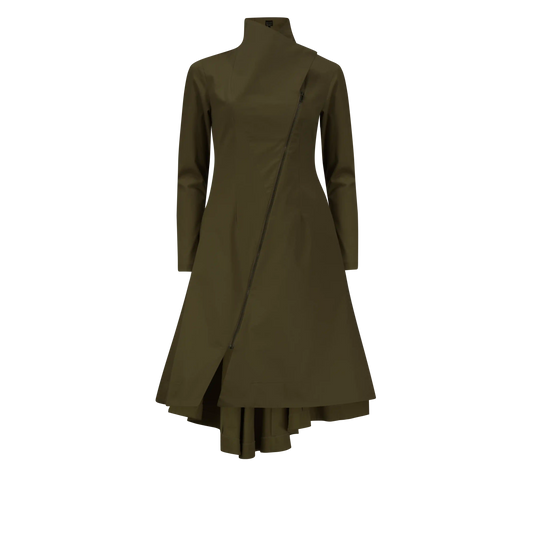 ATHLONE Khaki Coat Dresses Leigh Schubert