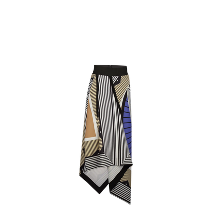 BRIGITTA Azure Print Skirts Leigh Schubert