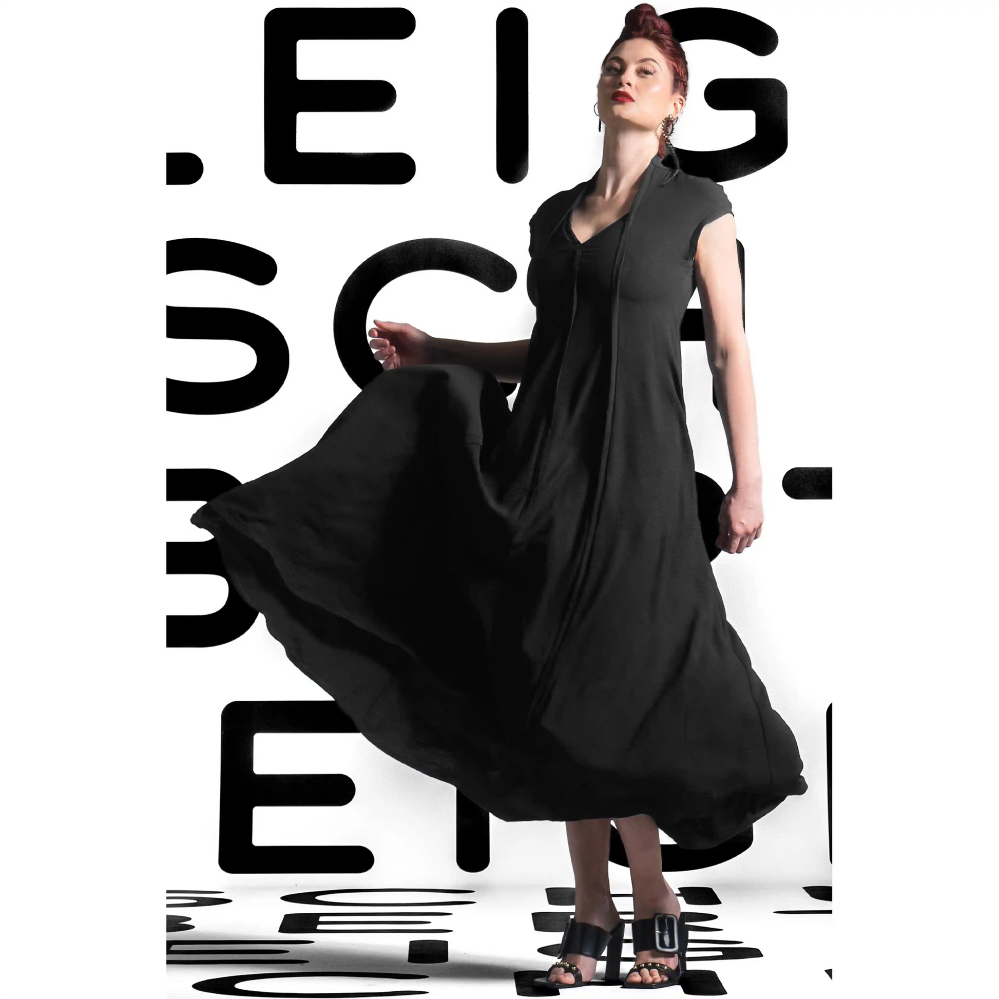 Leigh Schubert Dresses BRONWYN Black