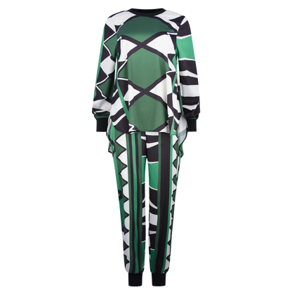 BRUMILDAH Forest Emerald Print Outfit Sets Leigh Schubert