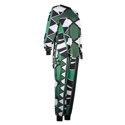 BRUMILDAH Forest Emerald Print Outfit Sets Leigh Schubert