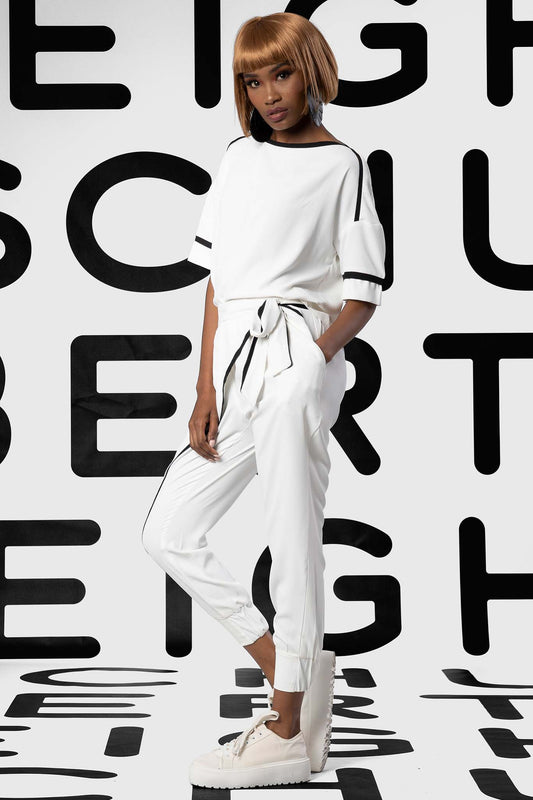 CRICKET Ivory Black Outfit Sets Leigh Schubert