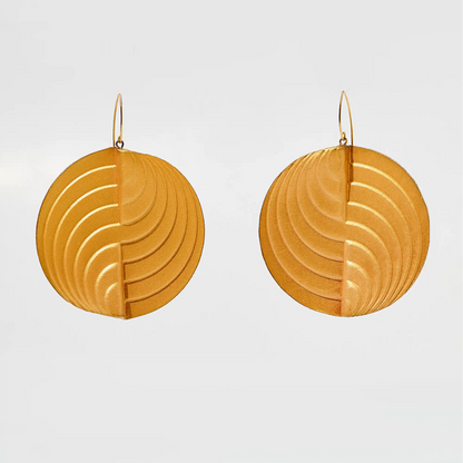 Clarisse Design Accessories Circle Earrings Gold