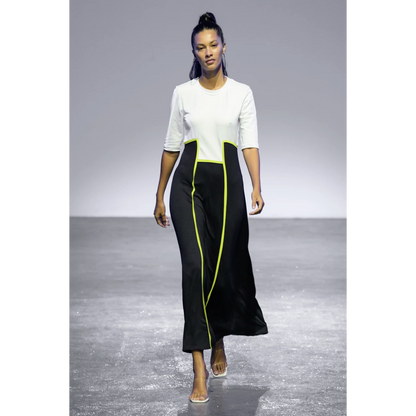 DORA White Black Citroen Dresses Leigh Schubert