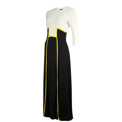 DORA White Black Citroen Dresses Leigh Schubert