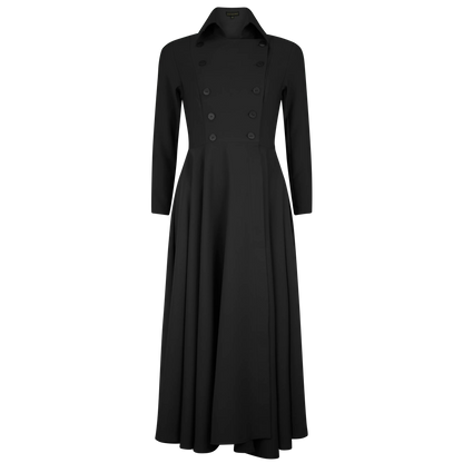ELVIS Black Coat Dresses Leigh Schubert