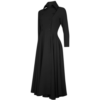 ELVIS Black Coat Dresses Leigh Schubert