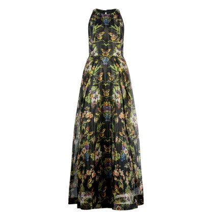 ELLE Paradise Print Black Occasion Wear Leigh Schubert