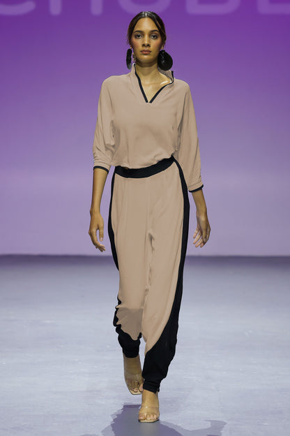 SEBASTIAN Pants Stone Black Leigh Schubert