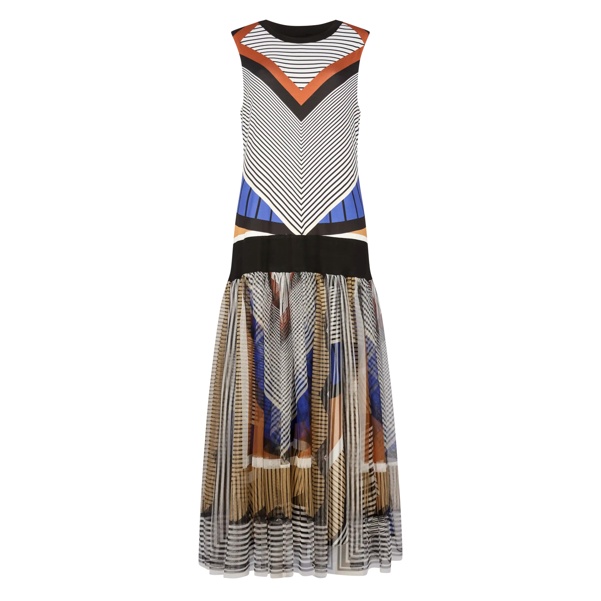 Leigh Schubert Dresses HORNET Azure Medal Print