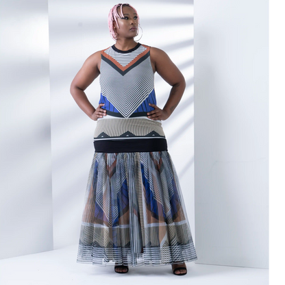 HORNET Azure Medal Print Dresses Leigh Schubert